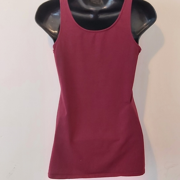 J. JILL | Women's Long Perfect Tank Top Maroon Size X-Small - Picture 6 of 7